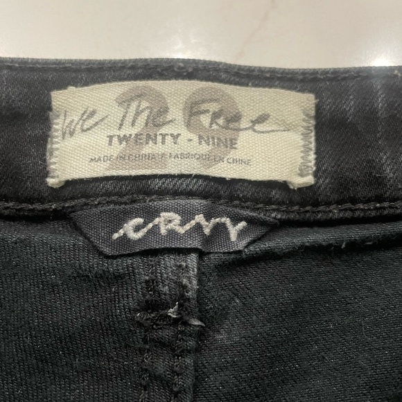 We the Free CRVY-Revolve Style High Rise Denim Shorts - Picture 2 of 10